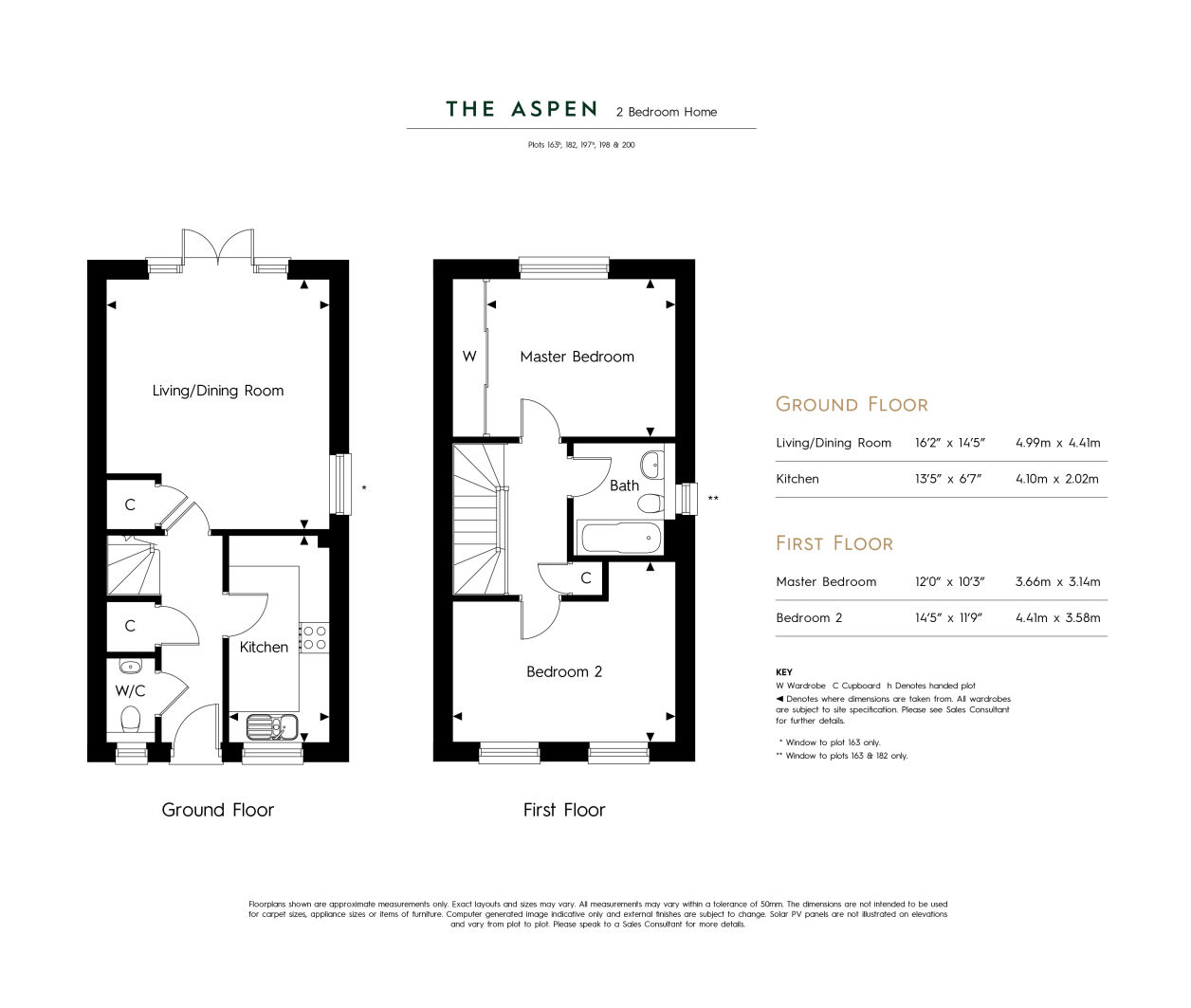 The Aspen floorplan